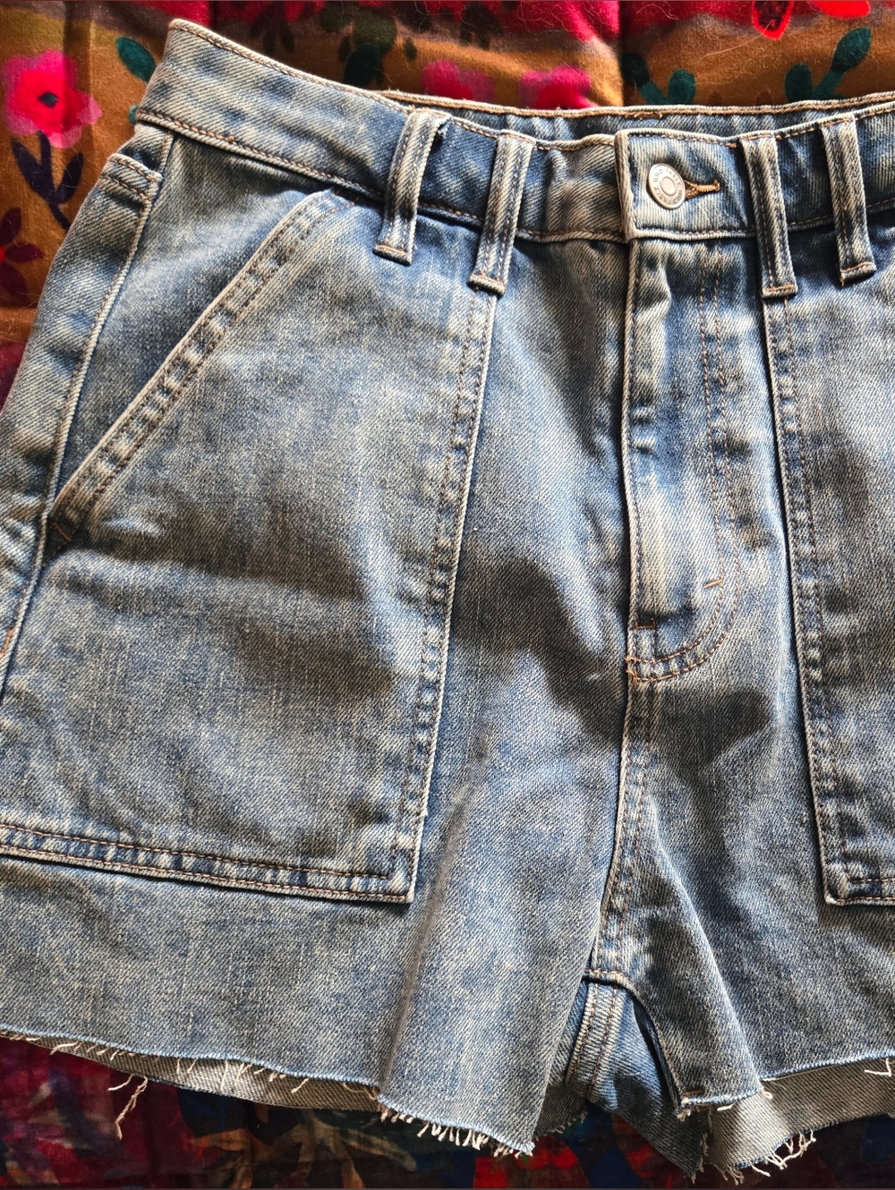 Wild Fable HighWaisted Light Wash Denim Shorts
